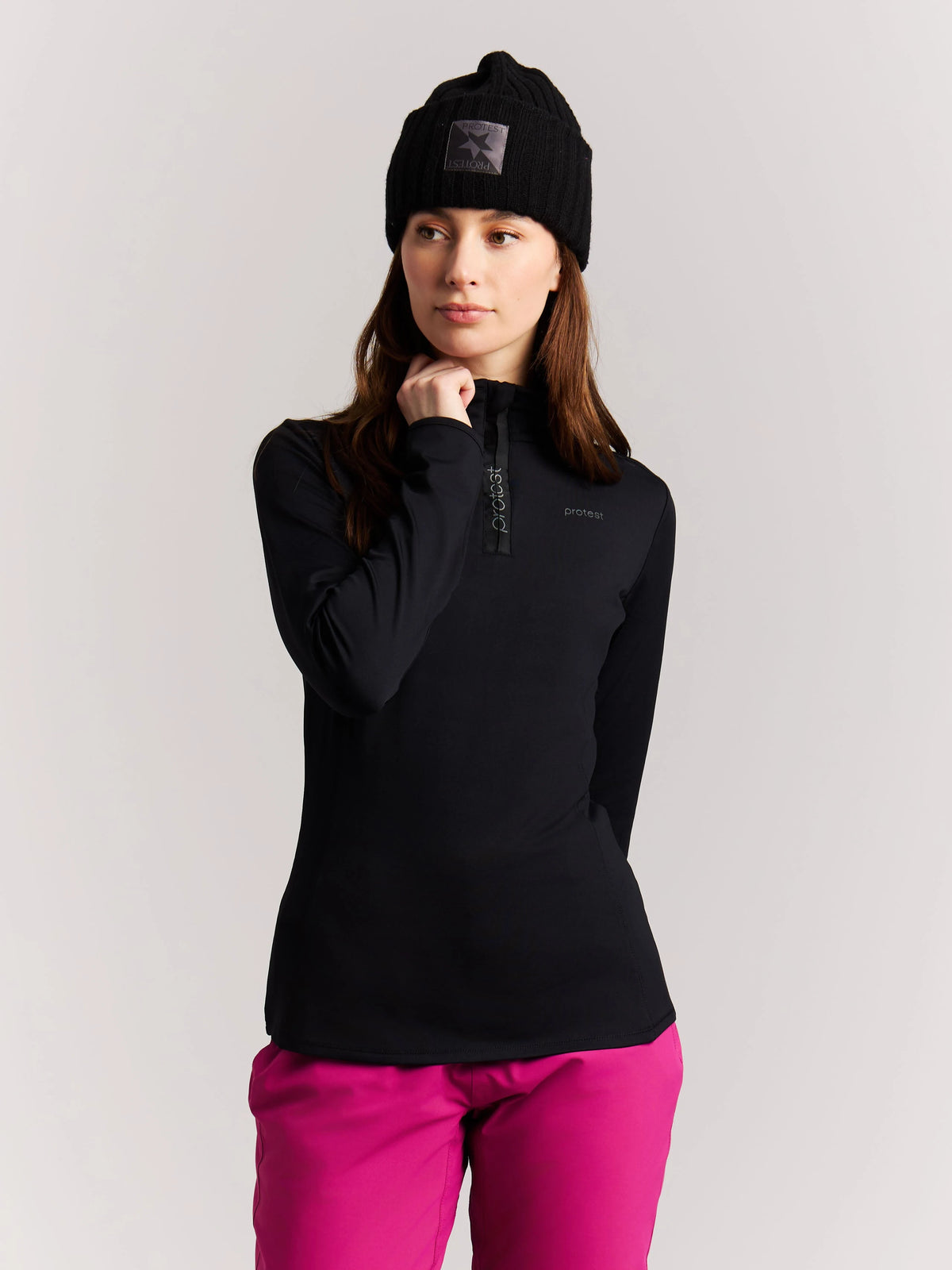PROTEST Protest Fabriz 1/4 Zip Active Top  Snowfit