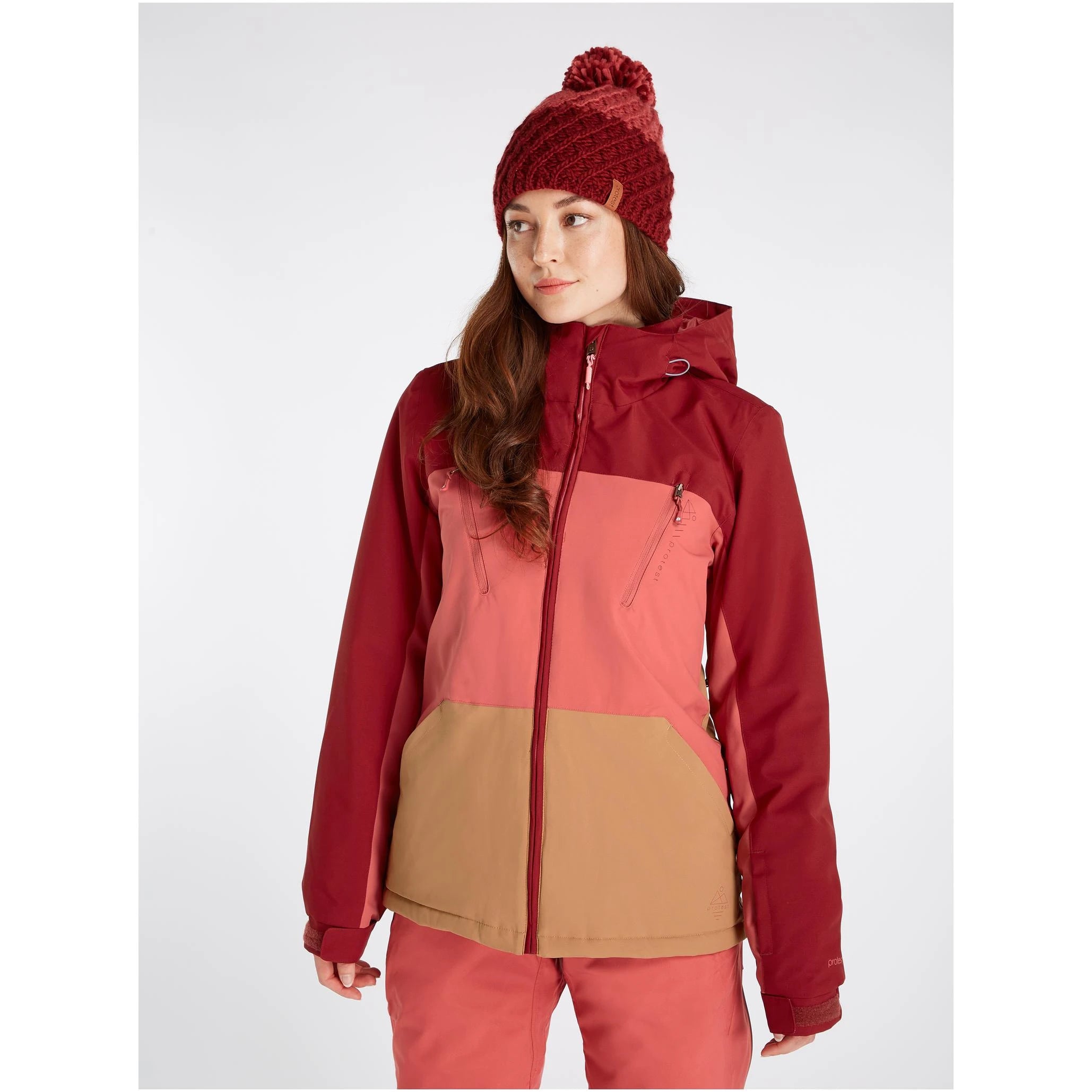 Image of Protest Prtbaow Snowjacket Rust PROTEST
