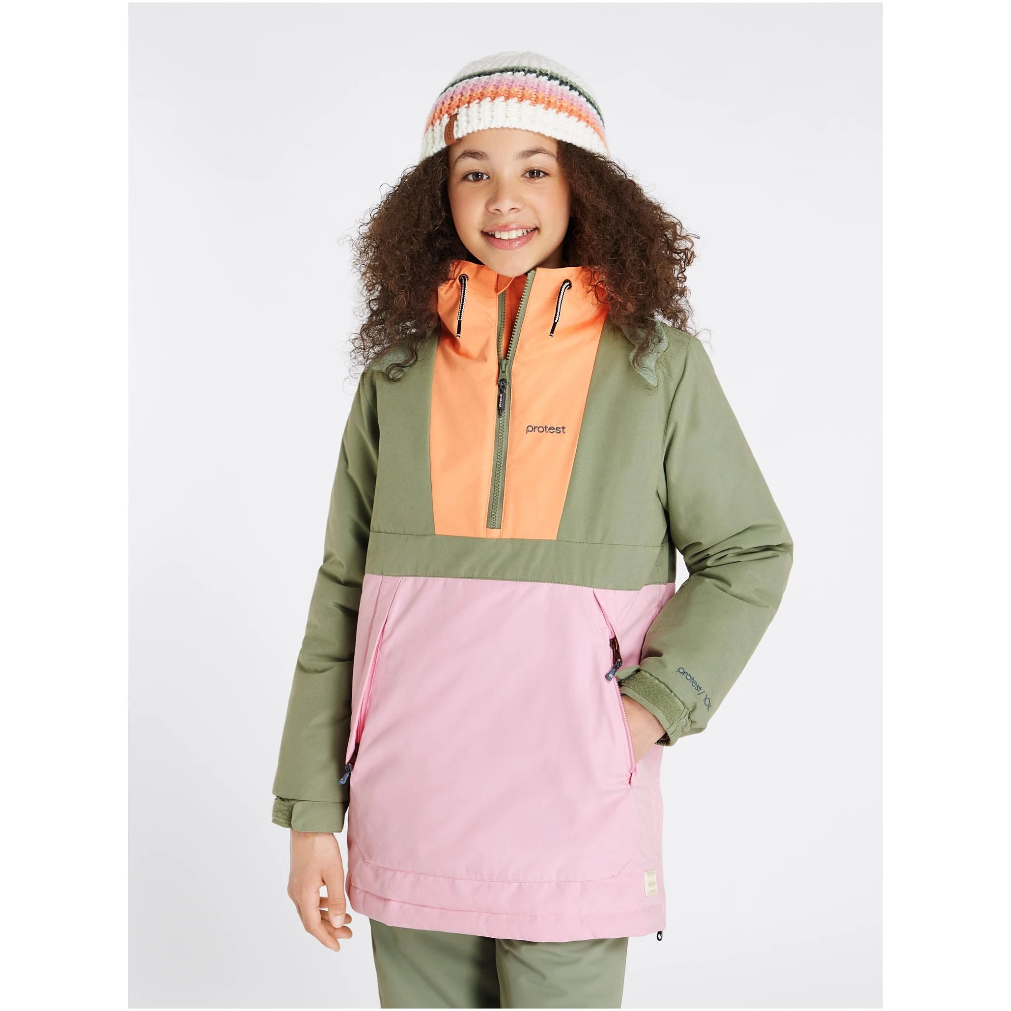 Image of Protest Sennay Jr Anorak Juniper PROTEST