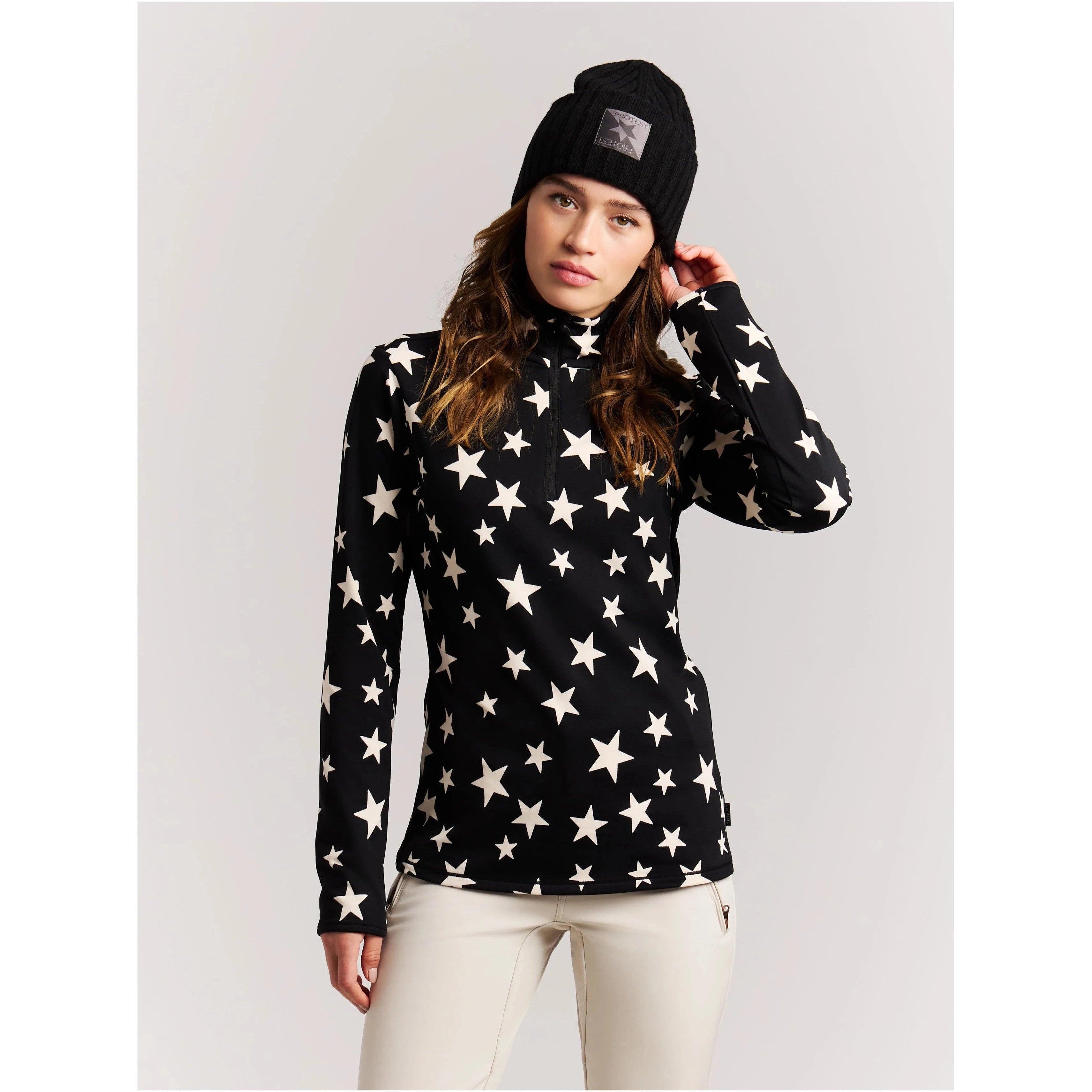 Image of Snowfit Protest Swana 1/4 Zip Active Top  Snowfit
