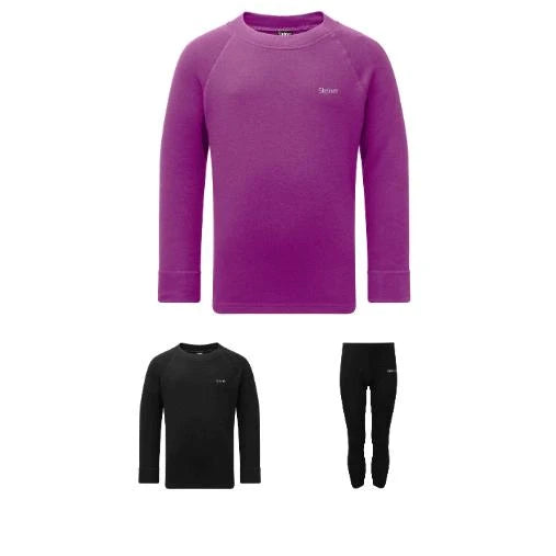 Image of STEINER Steiner Kids Soft-Tec Active Thermal Bundle Black/Purple  Snowfit