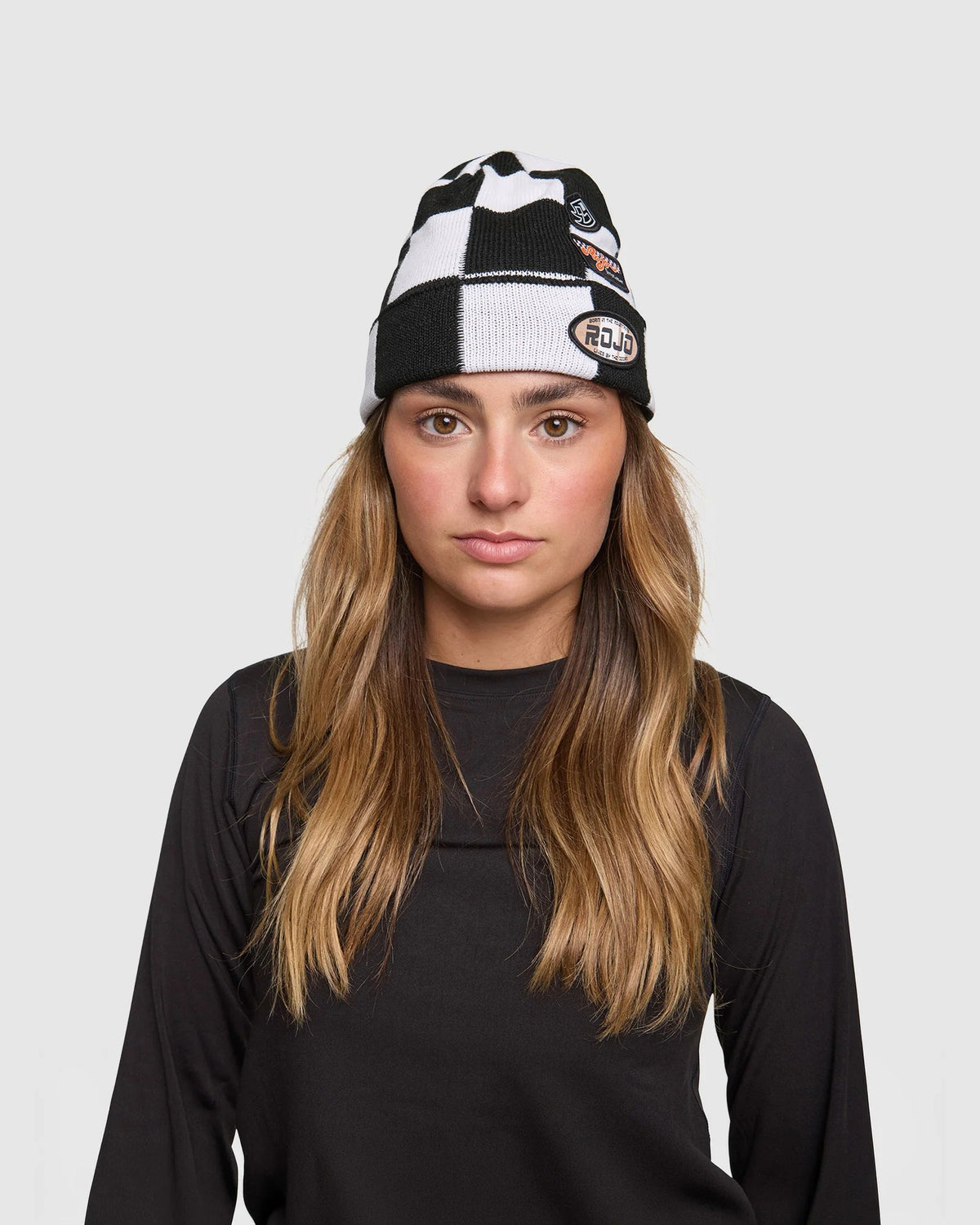 ROJO ROJO Check Beanie  Snowfit