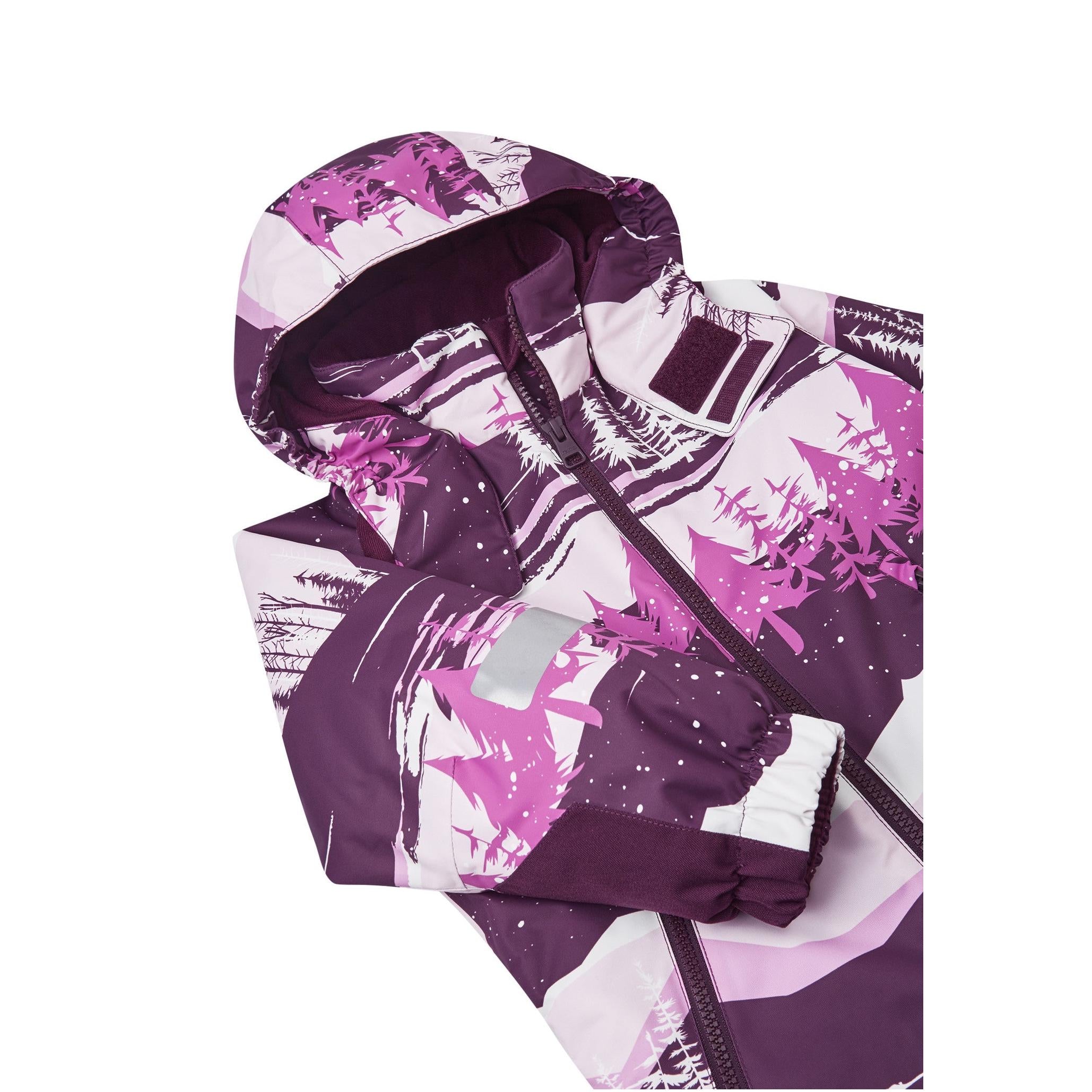 Image of Reima Kurikka Kids Ski Suit Deep Purple REIMA