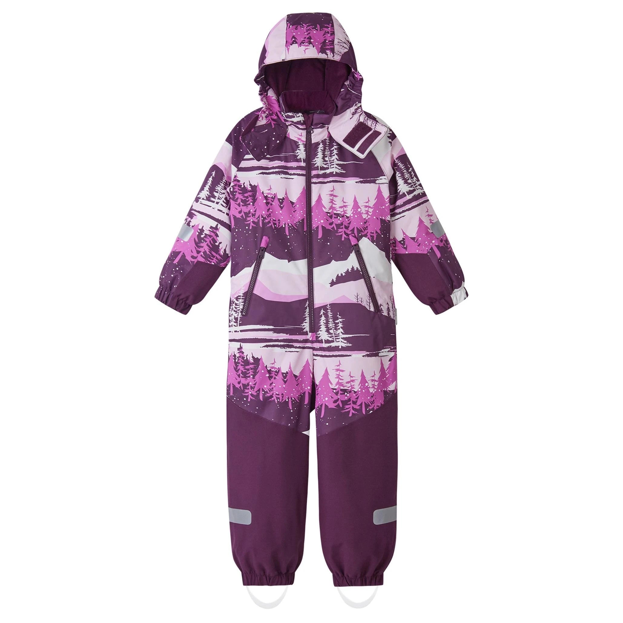 Image of Reima Kurikka Kids Ski Suit Deep Purple REIMA
