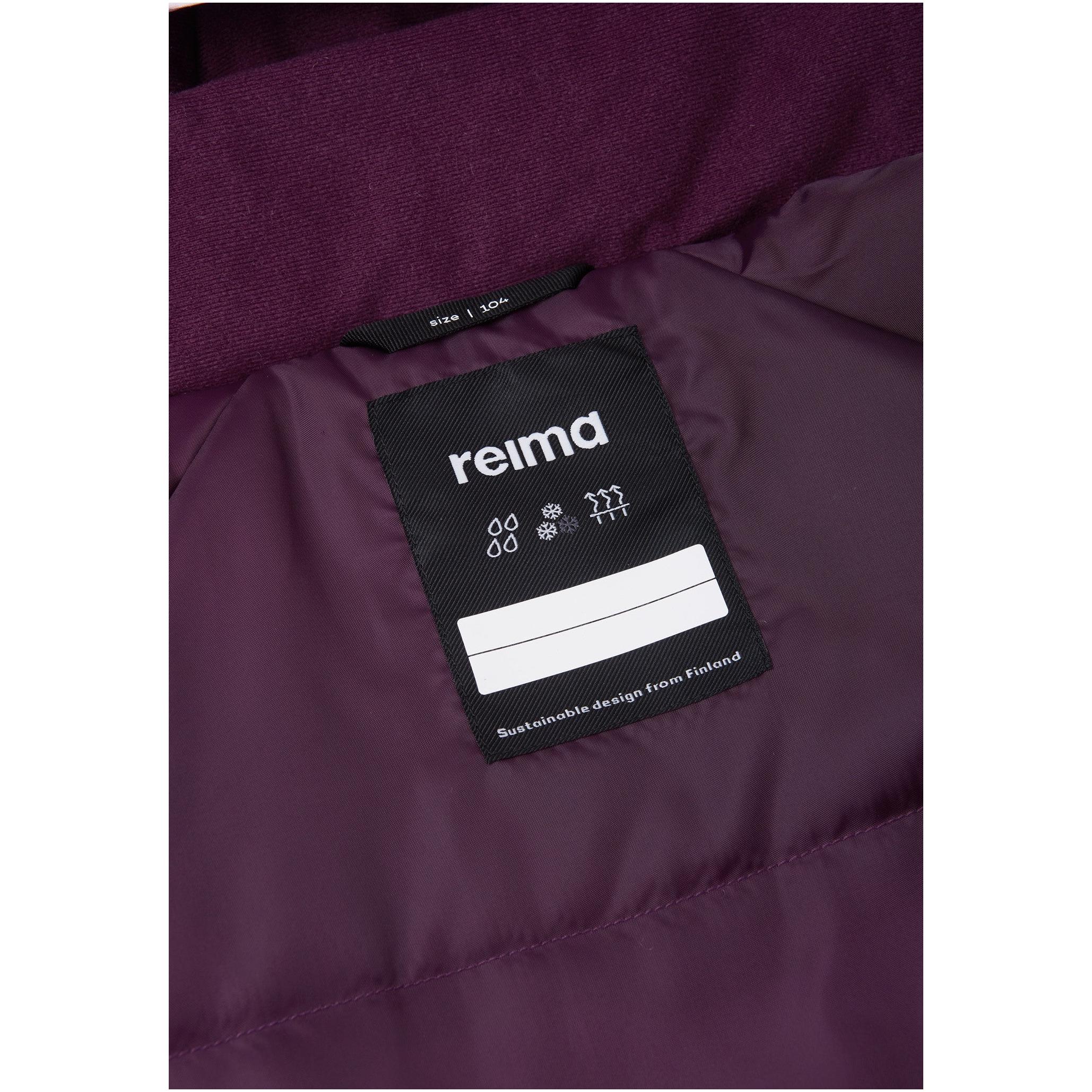 Image of Reima Kurikka Kids Ski Suit Deep Purple REIMA