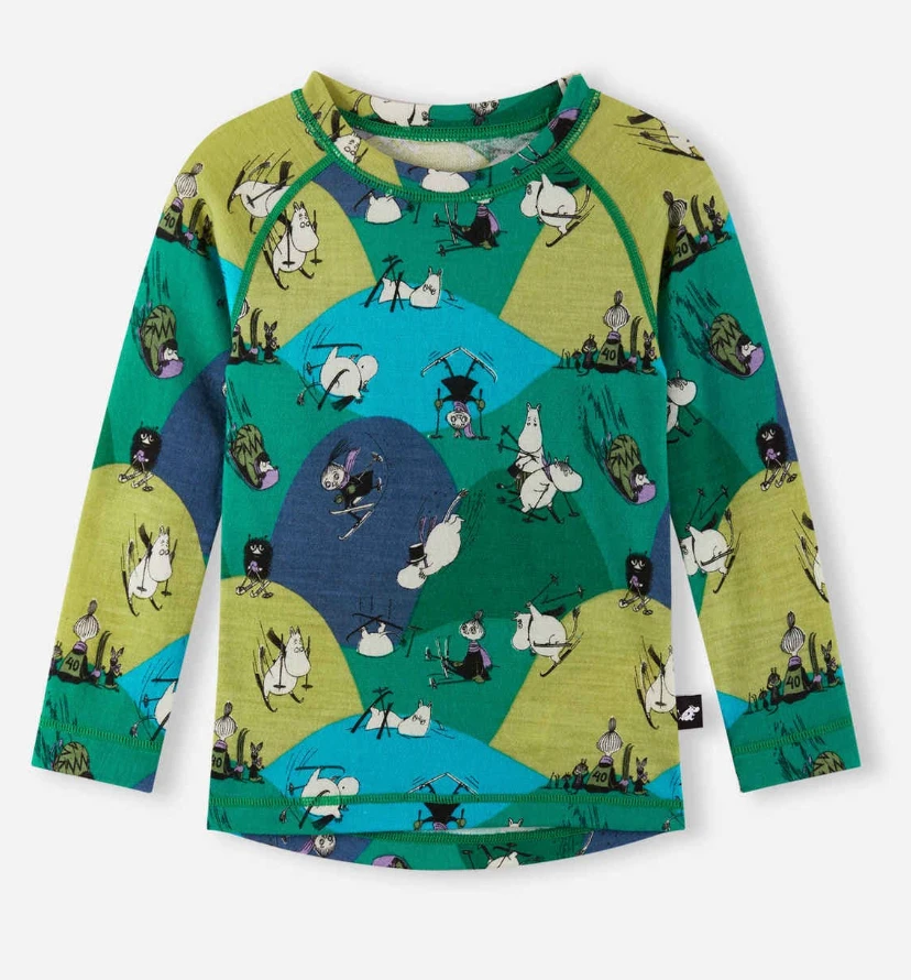 Image of REIMA Reima Moomin Trivsam Kids Thermal Set  Snowfit