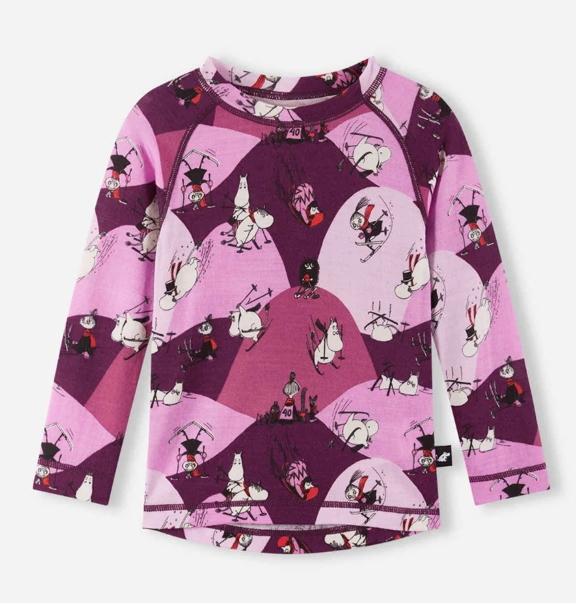 Image of REIMA Reima Moomin Trivsam Kids Thermal Set  Snowfit