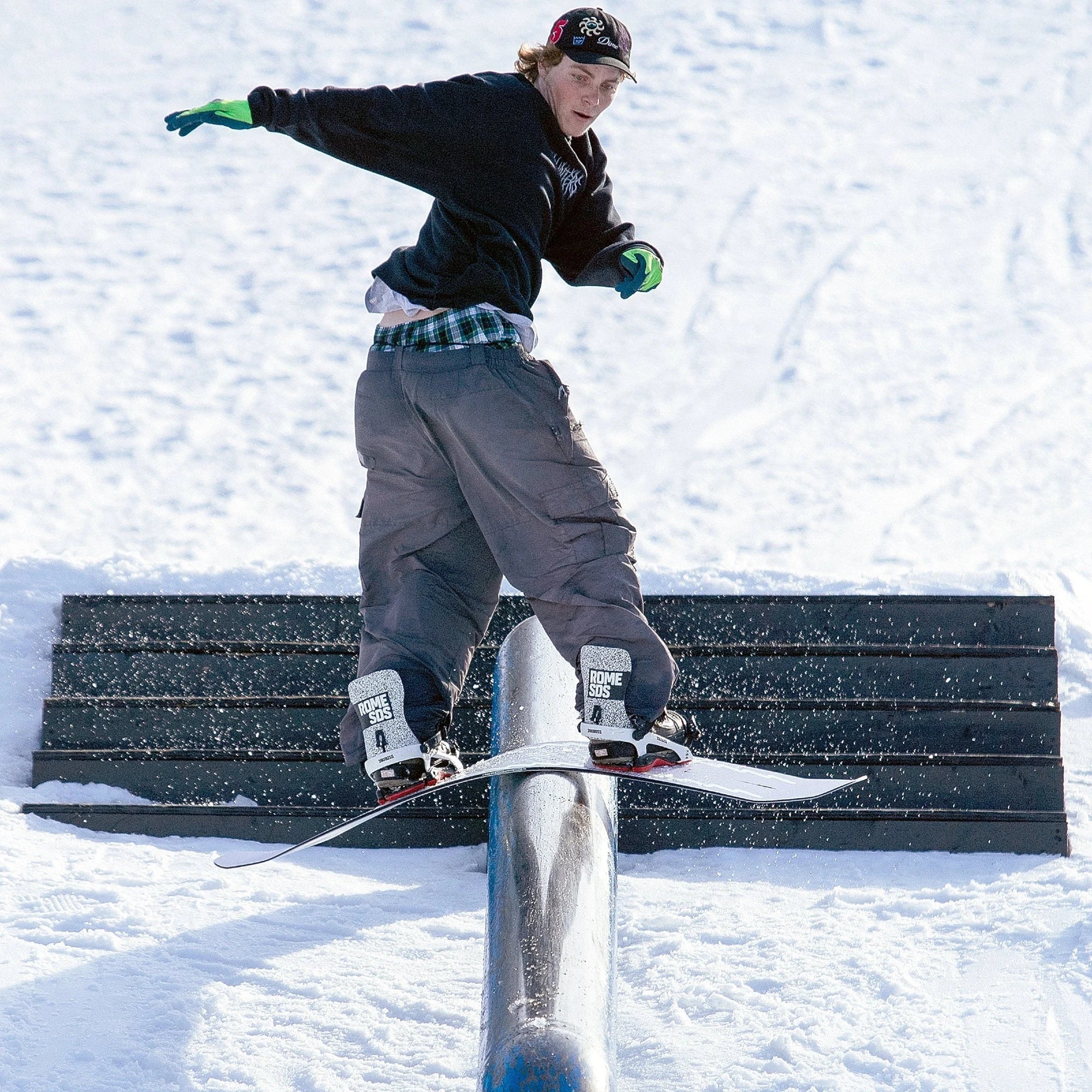 Image of Rome 390 Boss Snowboard Bindings ROME SDS