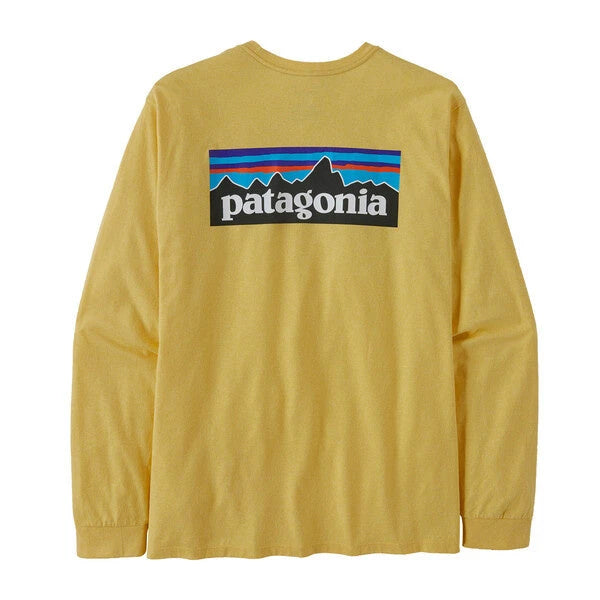 Image of Patagonia M's L/S P-6 Logo Responsibili-Tee PATAGONIA