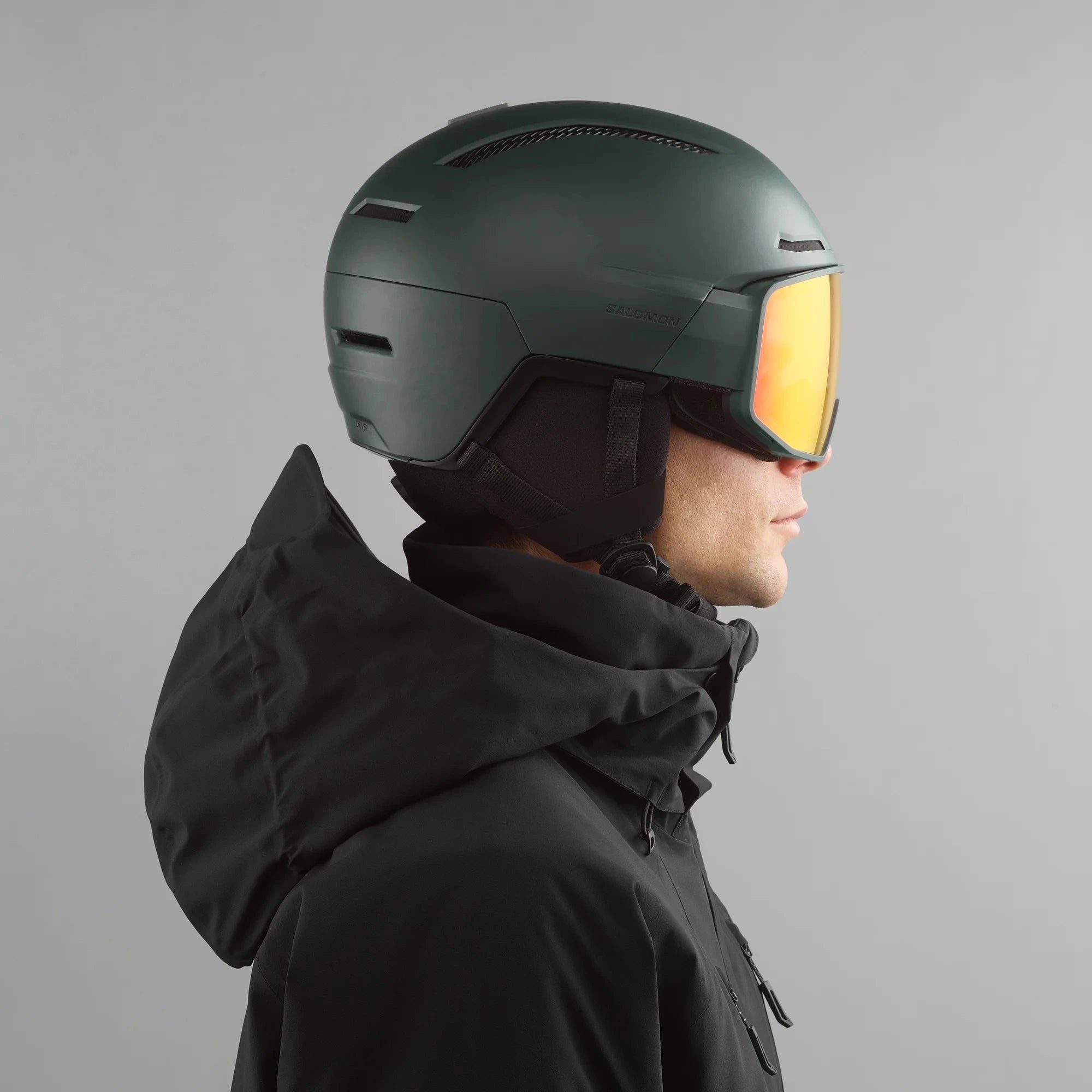 Image of SALOMON Salomon Driver Pro Sigma Photo MIPS Helmet Large / Green Gables Snowfit