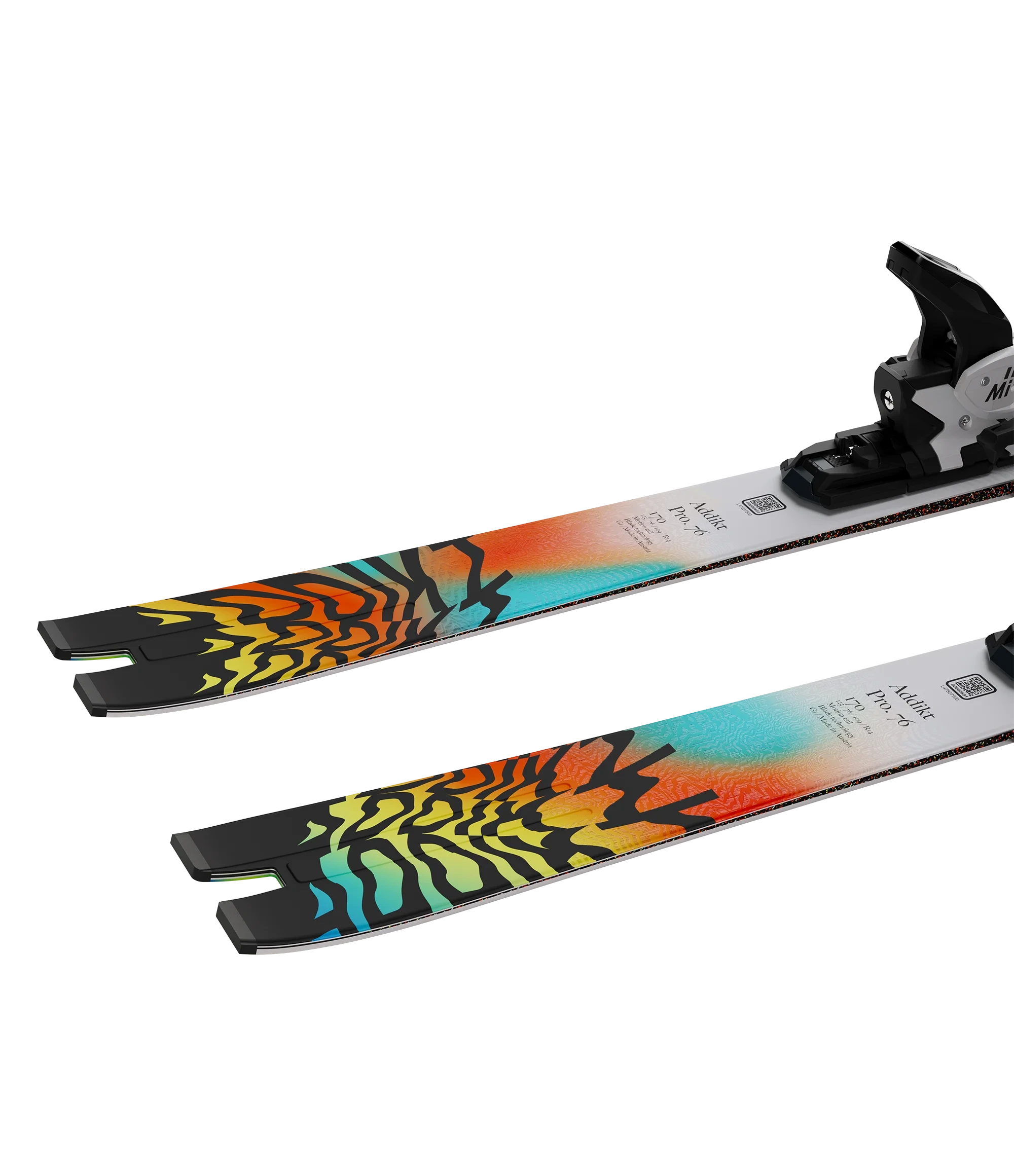 Image of SALOMON Salomon E Addikt Pro 76 Skis + MI12 GW Binding  Snowfit