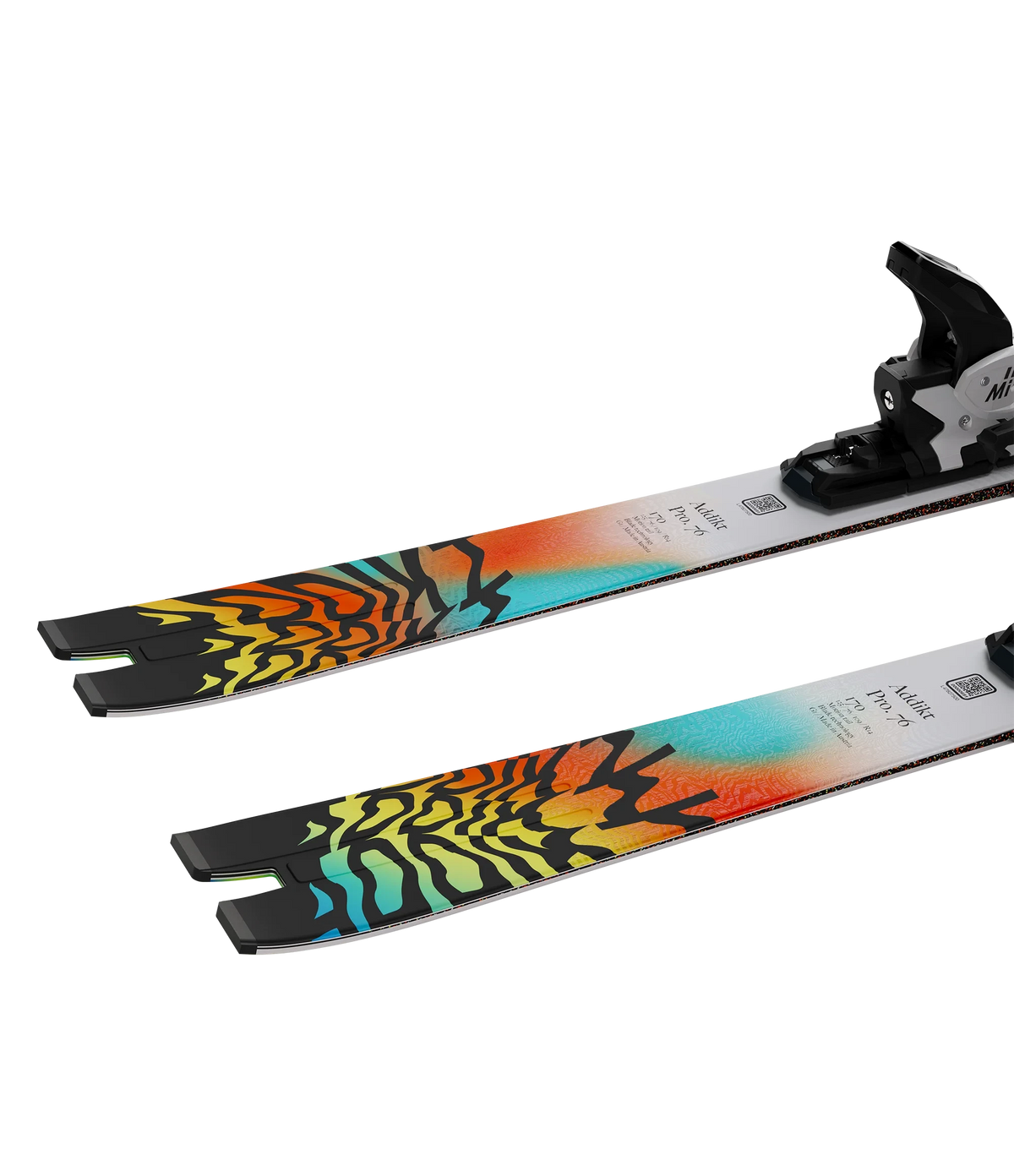SALOMON Salomon E Addikt Pro 76 Skis + MI12 GW Binding  Snowfit