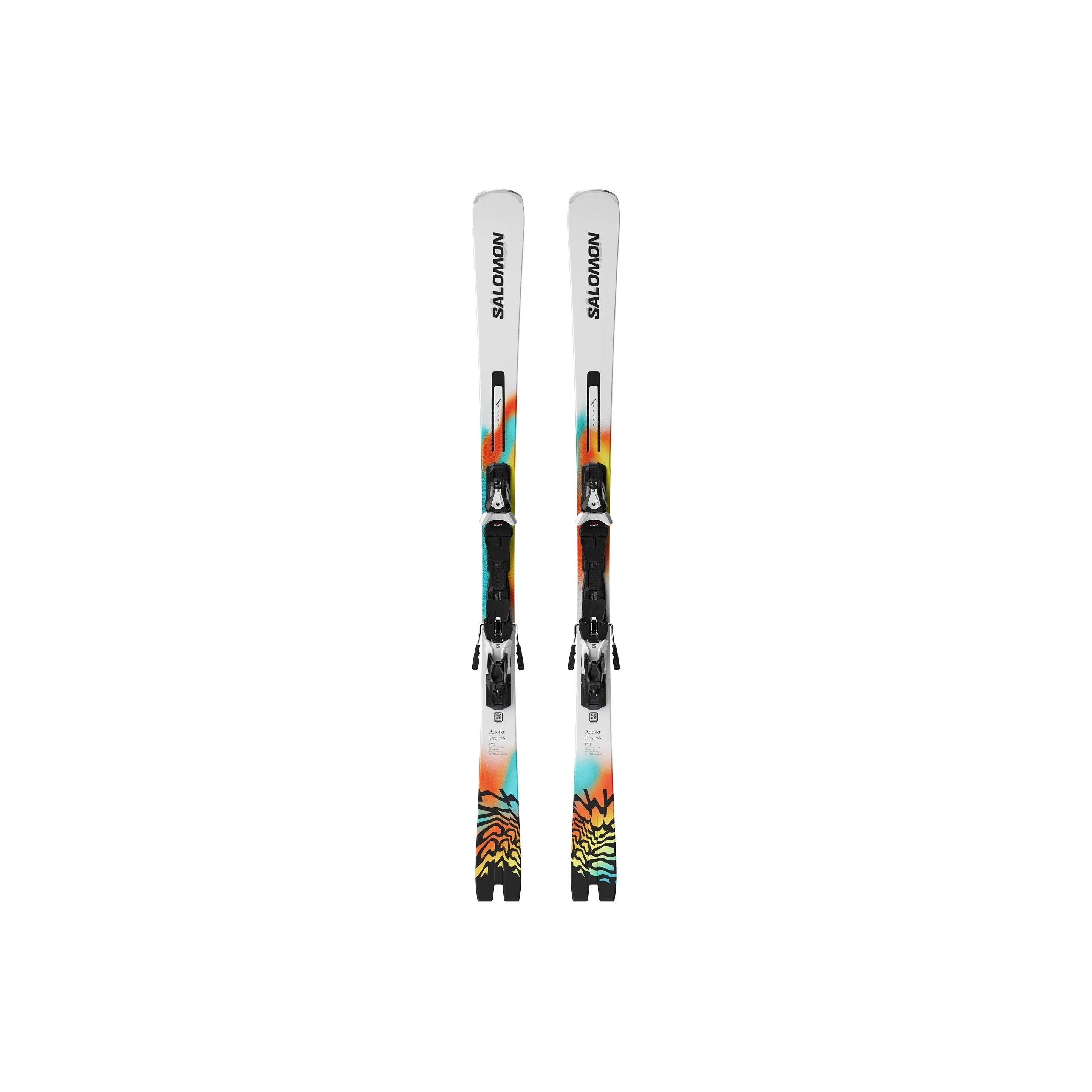 Image of SALOMON Salomon E Addikt Pro 76 Skis + MI12 GW Binding  Snowfit