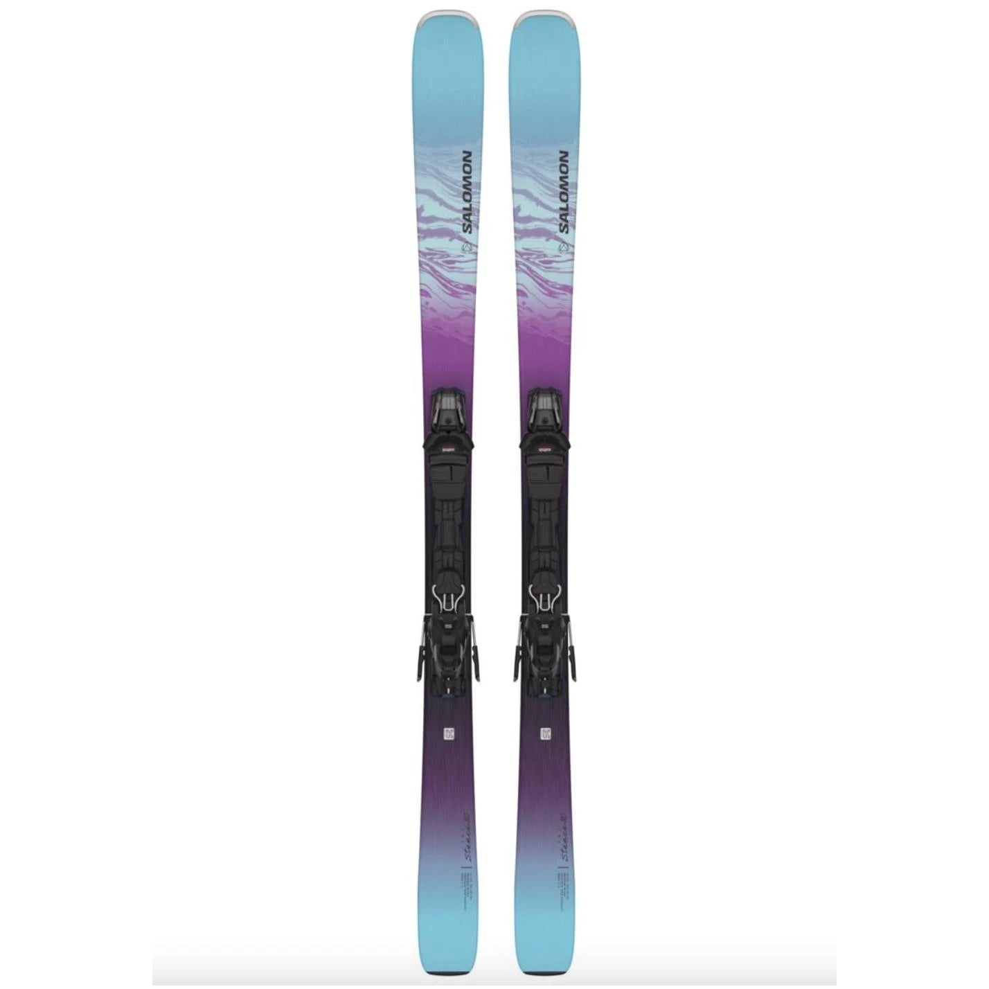 Collection of Salomon E STANCE W 80 Skis + M10 GW Bindings SALOMON in a gallery layout