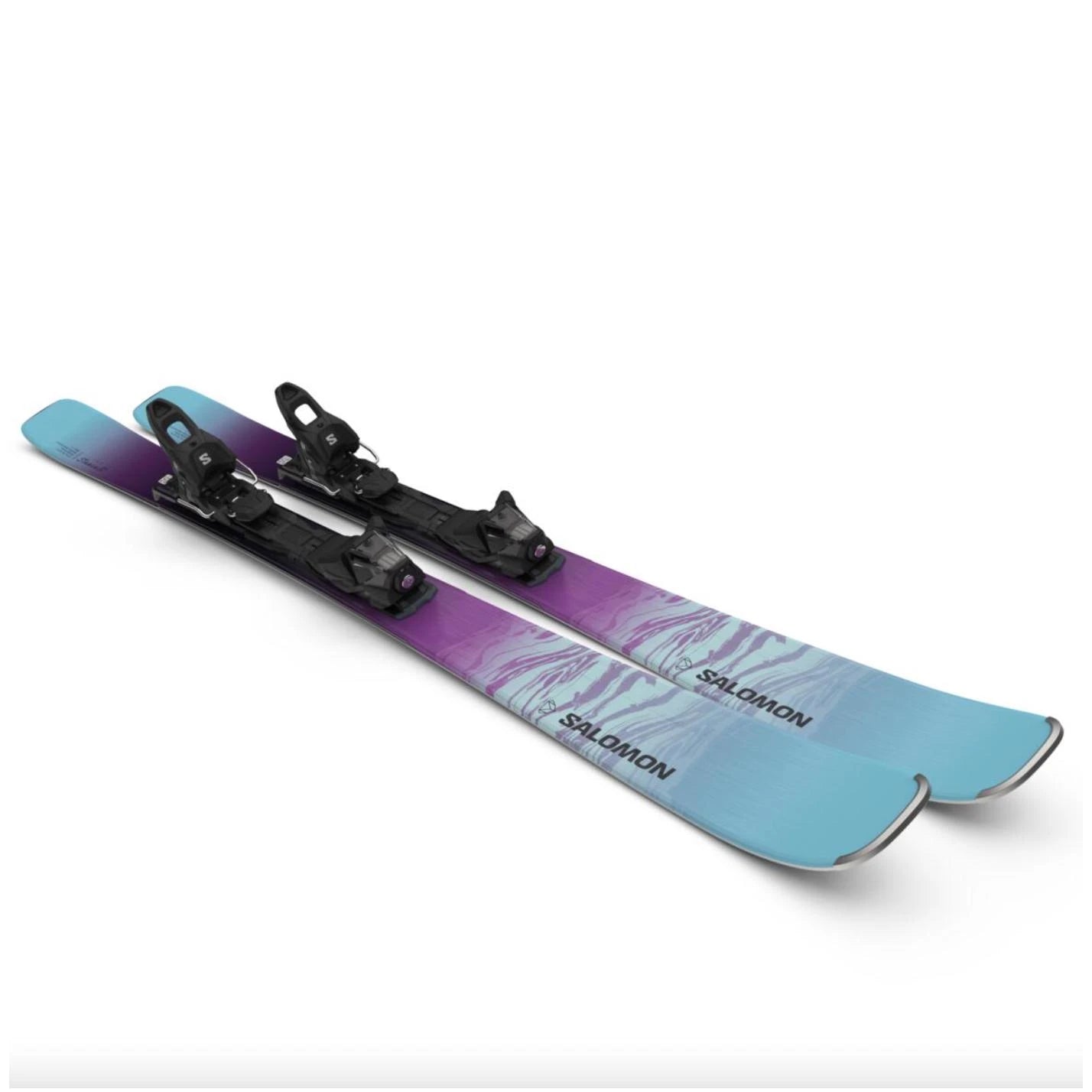 Collection of Salomon E STANCE W 80 Skis + M10 GW Bindings SALOMON in a gallery layout