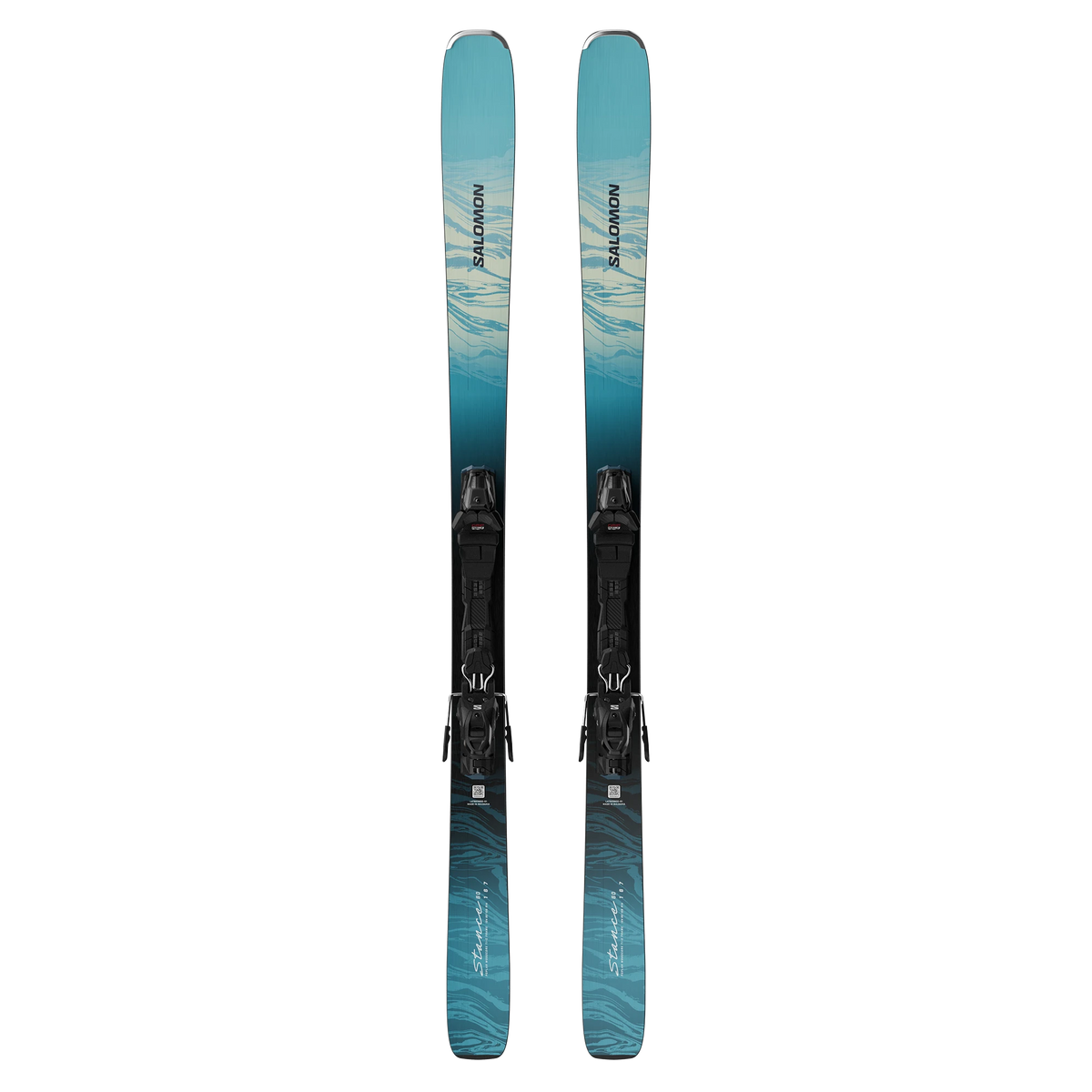 SALOMON Salomon E STANCE W 80 Skis + M10 GW Bindings  Snowfit