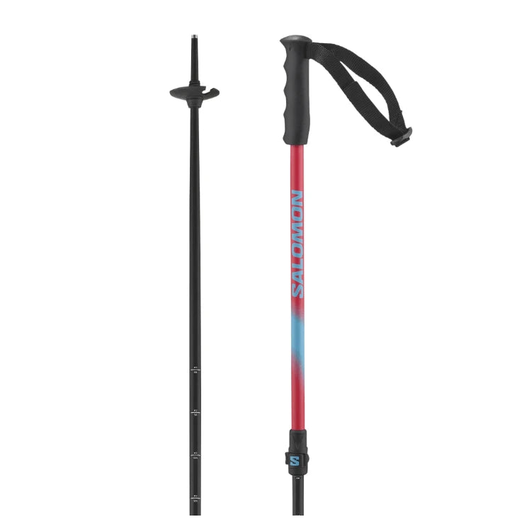 SALOMON Salomon MTN JR Red poles  Snowfit