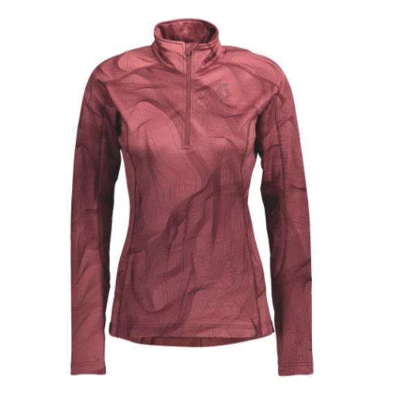 Image of Scott Pullover W's Defined Light Amaranth Red Print SCOTT