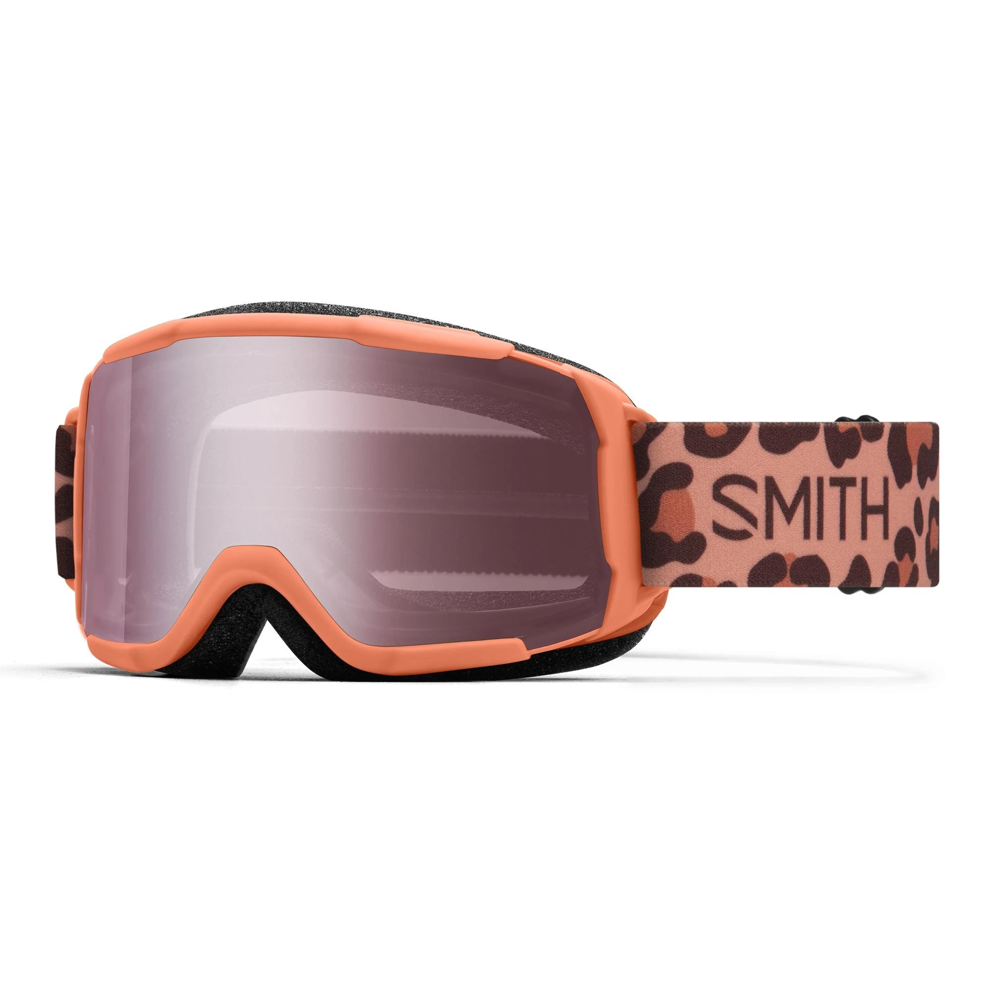 Collection of Smith Daredevil Snow Goggle Coral Cheetah Print SMITH OPTICS in a gallery layout