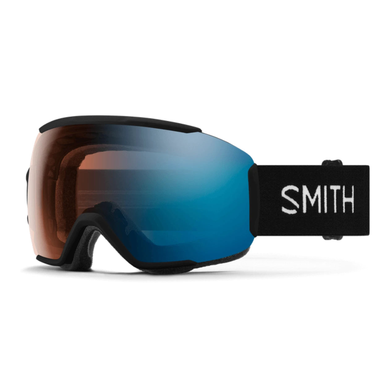 Snowfit Smith Sequence OTG Snow Goggle Black - CP Pro Photochromic Blue Mirror Snowfit