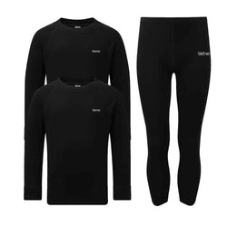 Collection of STEINER Steiner Kids Soft-Tec Active Thermal Bundle Black  Snowfit in a gallery layout