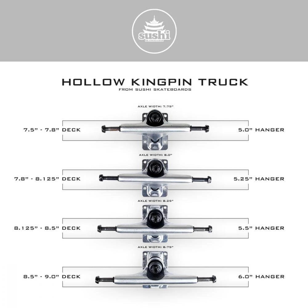 Sushi Sushi Skate Truck Hollow Kingpin  Snowfit