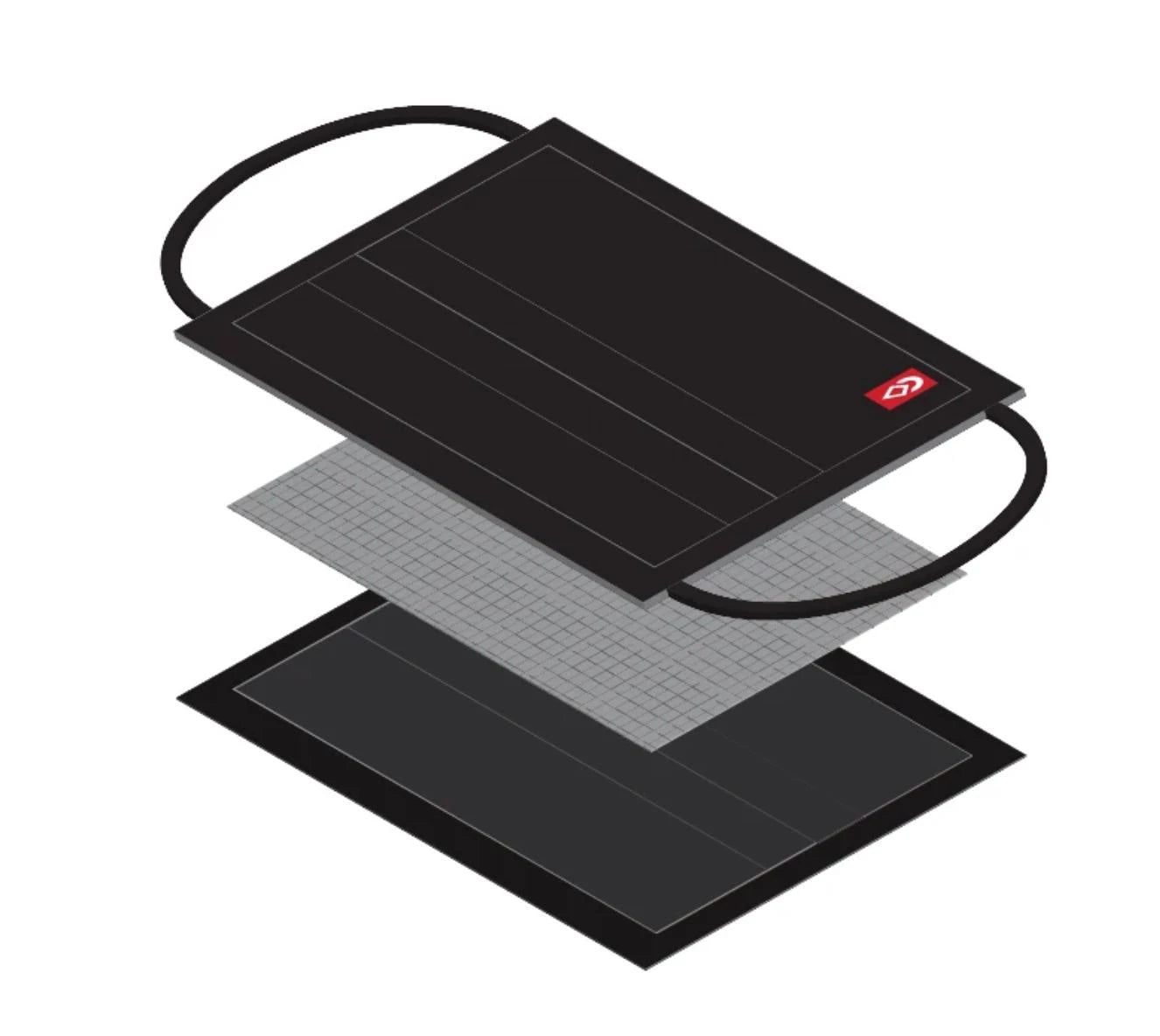 Image of Technical 3 layer basic  pleated Facemask (3 pack) AIRHOLE