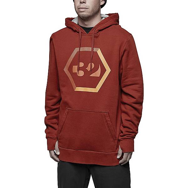Image of Thirtytwo Marquee Hooded Pullover Oxblood THIRTYTWO
