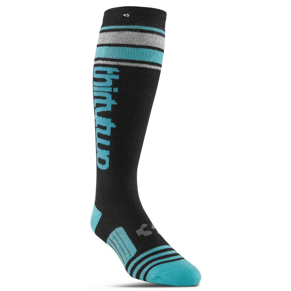 Image of Thirtytwo Wms Stripe Graphic Sock Black THIRTYTWO