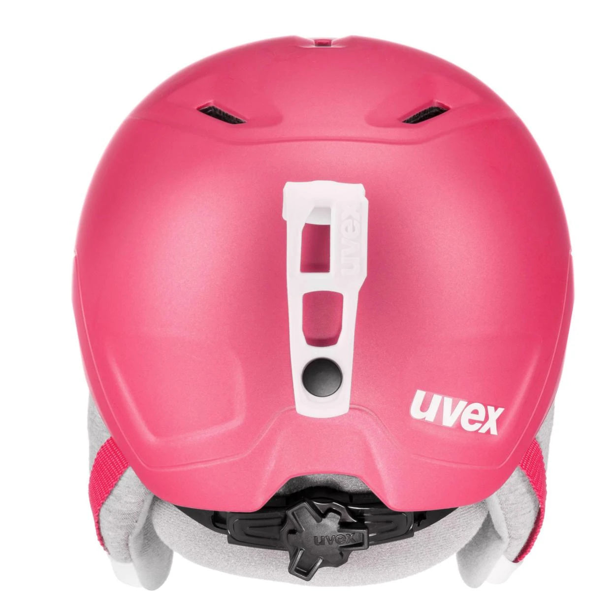 Collection of Uvex Manic Pro Jr Snow Helmet Pink Matte UVEX in a gallery layout