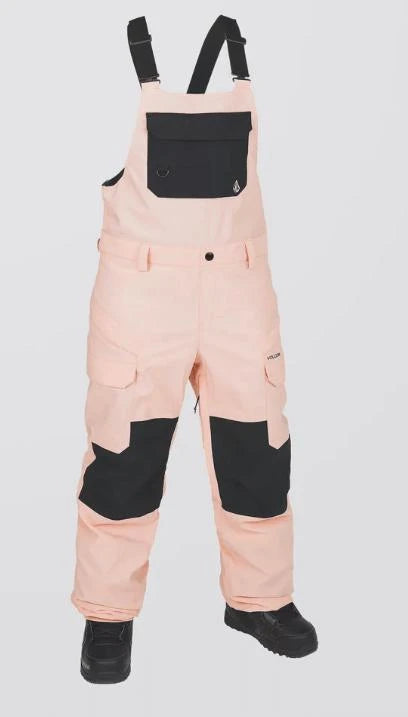 Collection of VOLCOM Volcom Creston 3D Stretch Bib Overall Coral-Haze-L Snowfit in a gallery layout