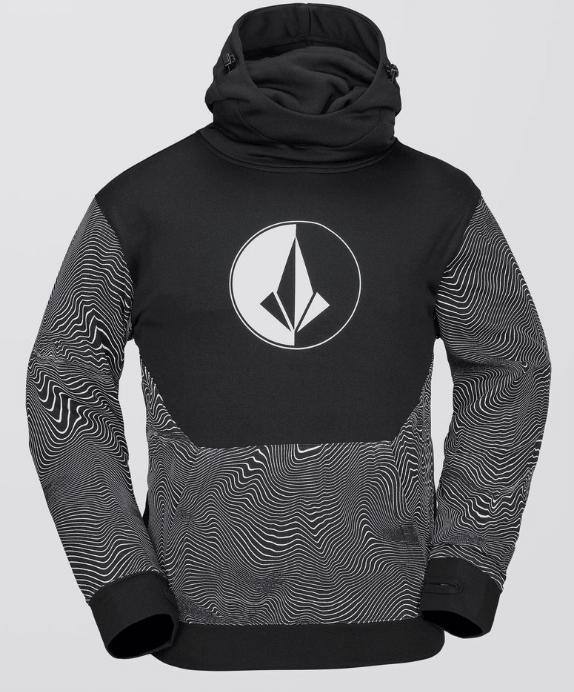 Image of VOLCOM Volcom Hydro Riding Hoodie Black  Snowfit