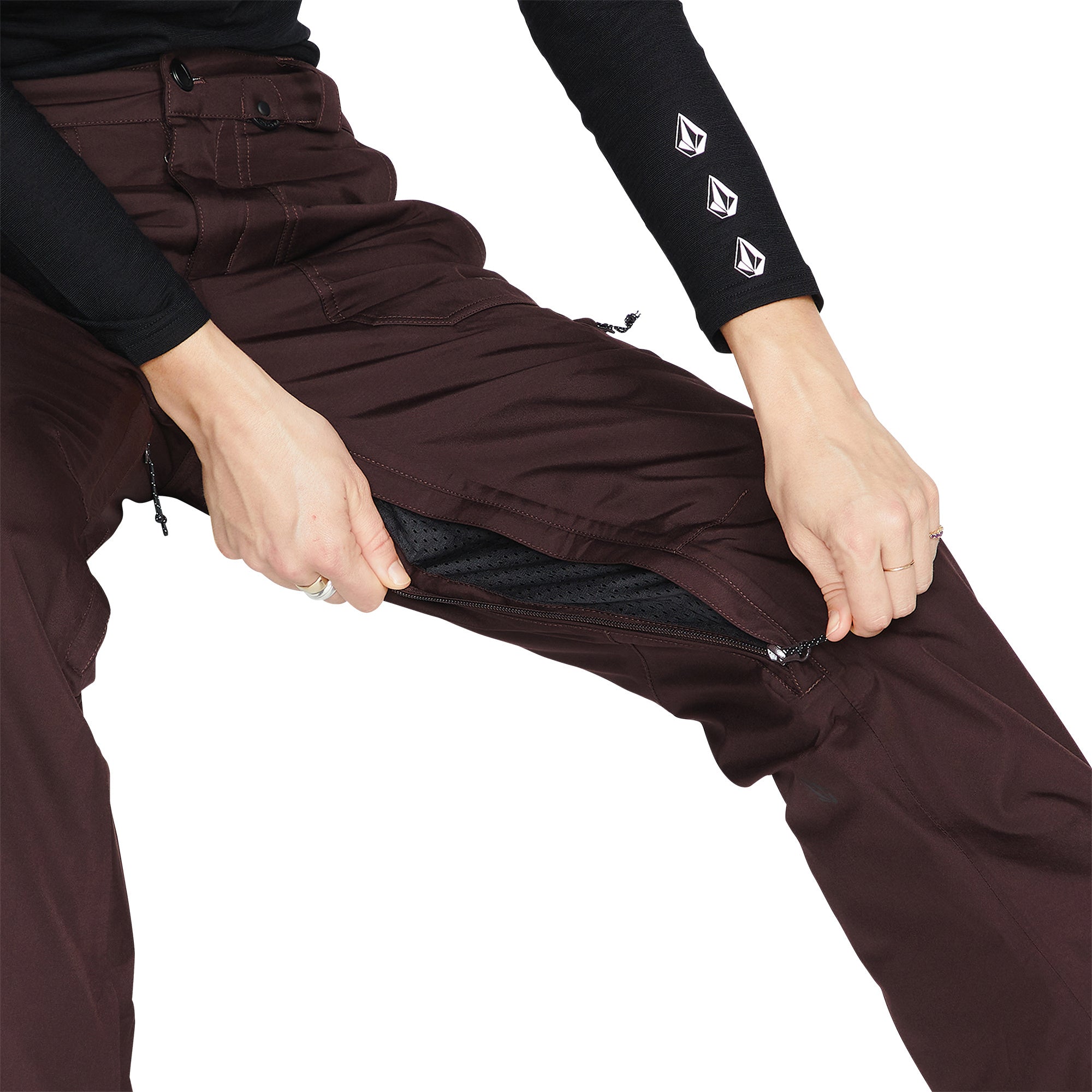 Image of Volcom Knox Ins Gore-Tex Pant Black Plum VOLCOM