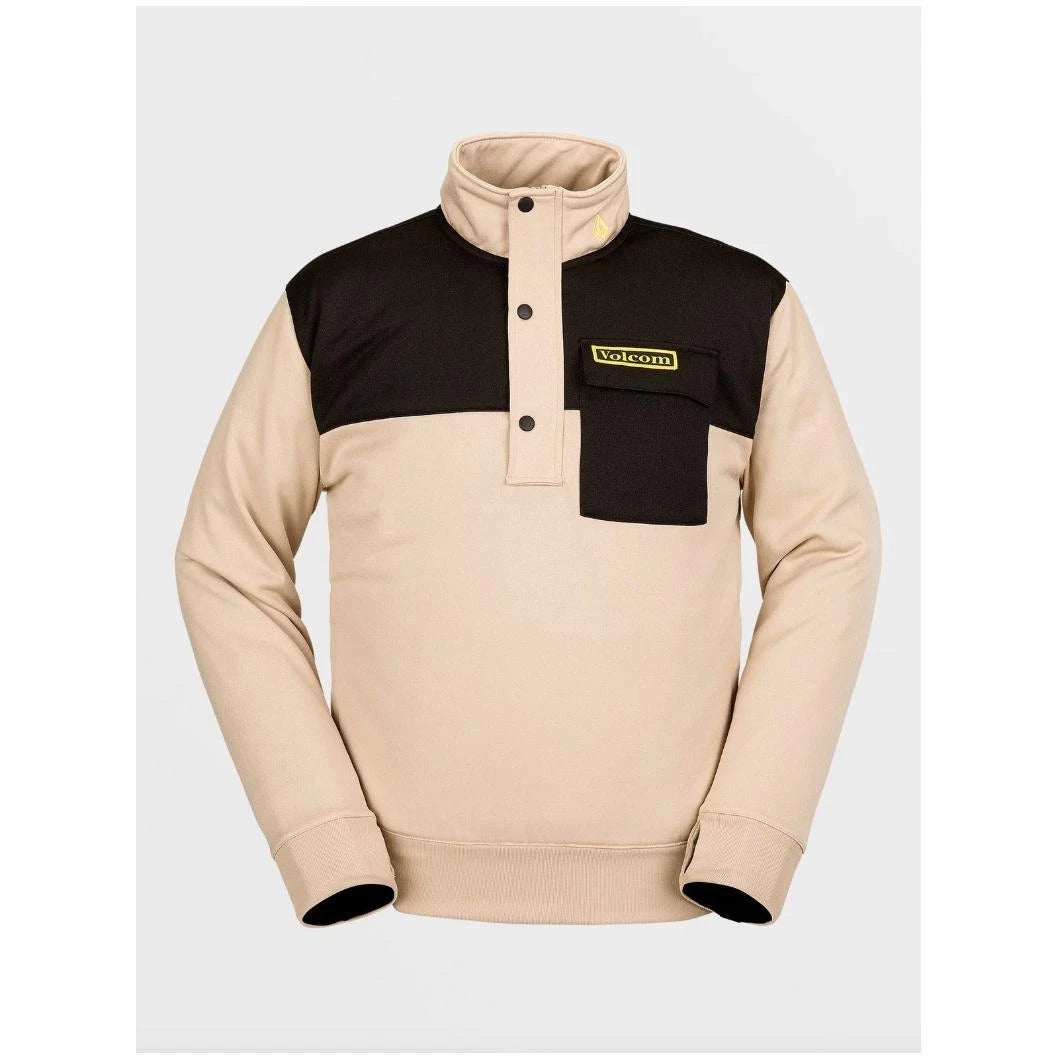 Image of Volcom SHE 2 Pullover Fleece Khakiest VOLCOM