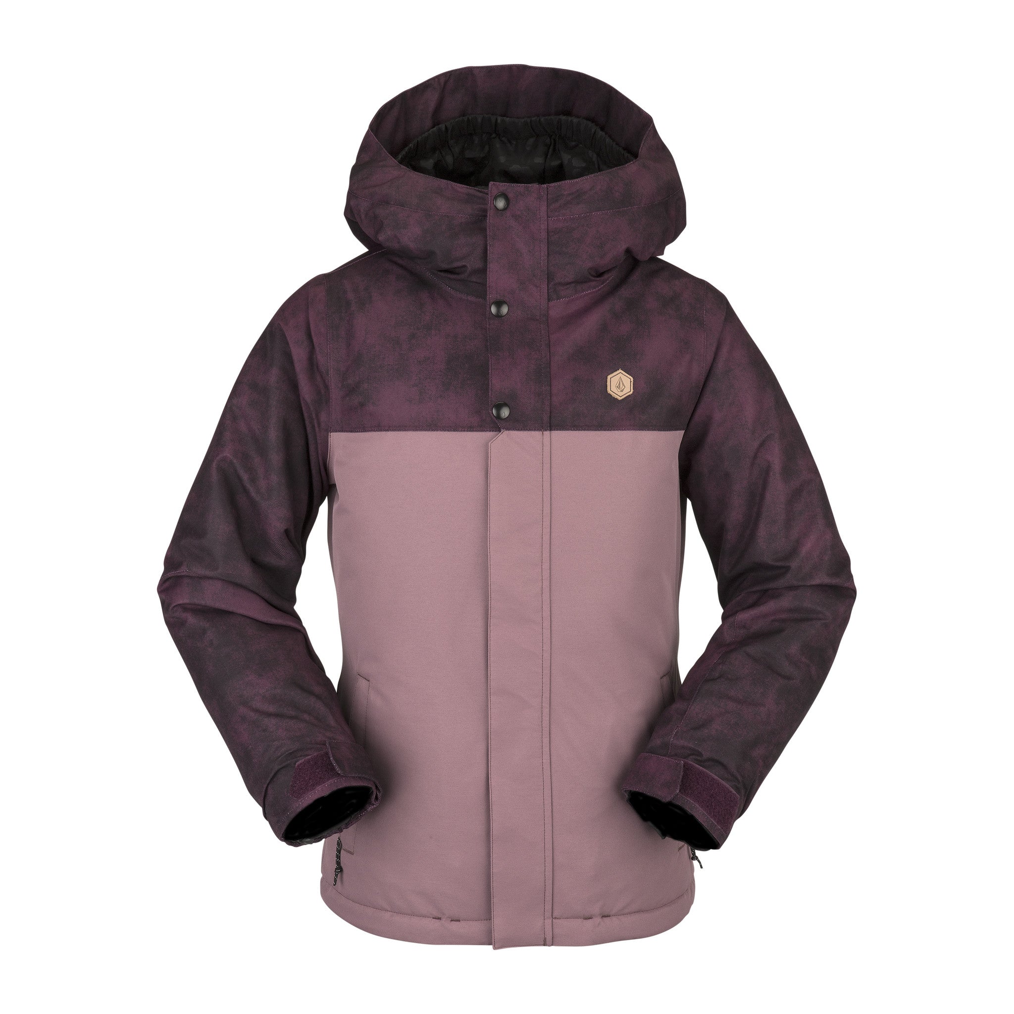 Image of Volcom Sass'N'Frass Ins Jacket Acid Merlot VOLCOM