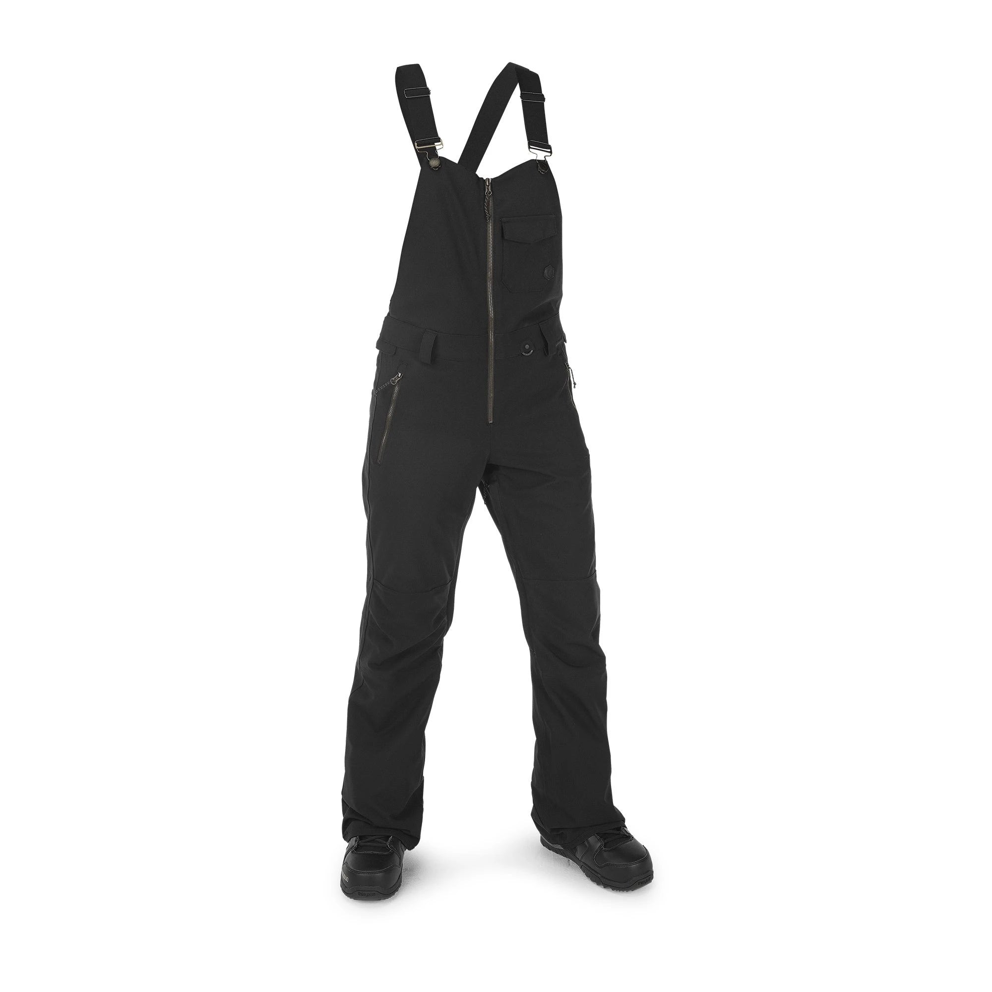 Image of Volcom Swift Bib Overall Black VOLCOM