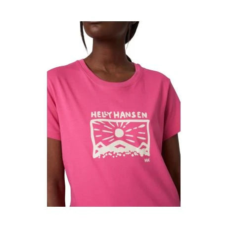 Image of W F2F Organic Cotton T-Shirt Cascade HELLY HANSEN