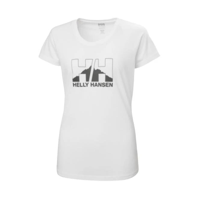 Image of W Nord Graphic Drop T-Shirt White HELLY HANSEN