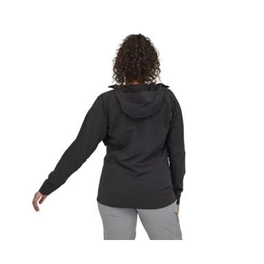 Image of W's R1 TechFace Hoody Black PATAGONIA