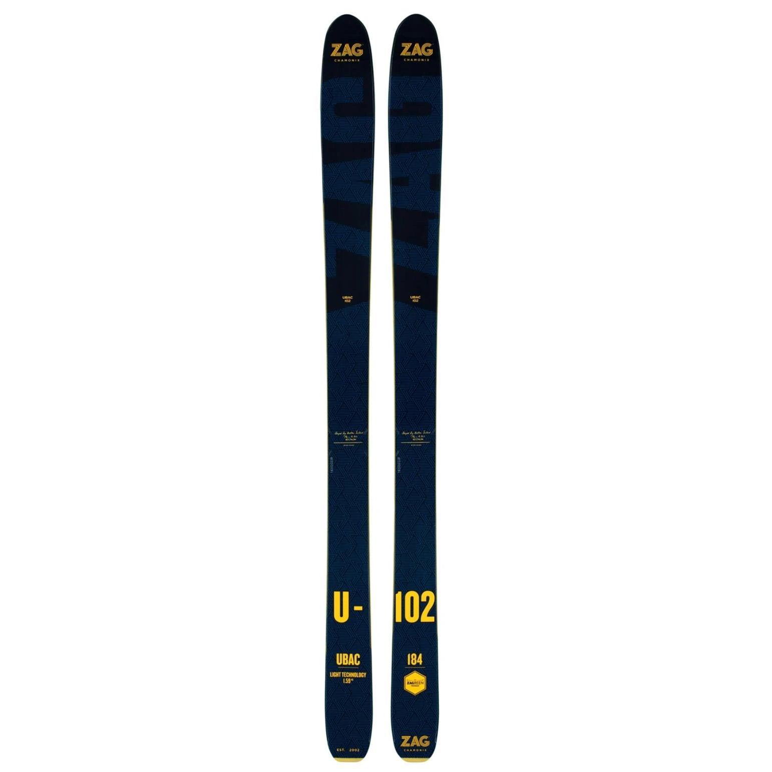 Collection of ZAG UBAC 102 Skis ZAG SKIS in a gallery layout